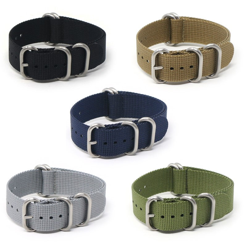 nt17 All Color StrapsCo Tactical Nylon One Piece Military Watch Band Strap 20mm 22mm 24mm