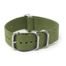 nt17.11 Round Army Green StrapsCo Tactical Nylon One Piece Military Watch Band Strap 20mm 22mm 24mm