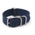 nt17.5 Round Blue StrapsCo Tactical Nylon One Piece Military Watch Band Strap 20mm 22mm 24mm