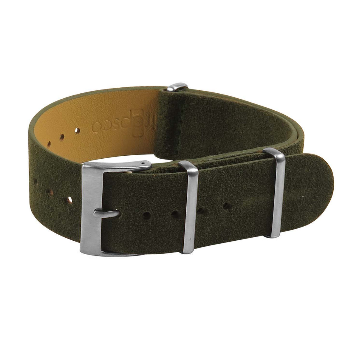 Nt3.11 Angle Green Suede Nato Strap