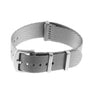 Nt4.nl.7 Main Grey StrapsCo Premium Woven Nylon Seatbelt NATO Watch Band Strap 18mm 20mm 22mm 24mm