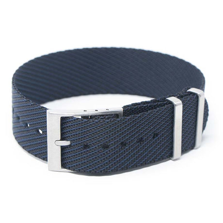 nt5.1 Main Midnight Blue StrapsCo Twill Weaved Nylon NATO Watch Band Strap 20mm 22mm