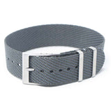 nt5.7 Main Graphite StrapsCo Twill Weaved Nylon NATO Watch Band Strap 20mm 22mm