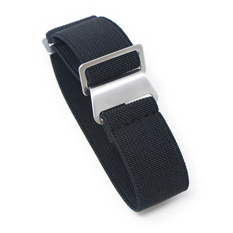 nt6.1 Main Black StrapsCo Elastic Nylon NATO Watch Band Strap 20mm 22mm