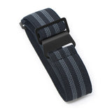 nt6.1.7 Main Black & Grey Matte StrapsCo Elastic Nylon NATO Watch Band Strap 20mm 22mm