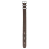 nt7.2 Upright StrapsCo Dark Brown DASSARI Vintage Leather Single Pass NATO Strap