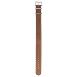 nt7.3 Upright StrapsCo Tan DASSARI Vintage Leather Single Pass NATO Strap