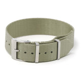 nt9.11.a Main Pale Olive StrapsCo Single Pass Seat Belt Nylon NATO Wrap Around Watch Band Strap