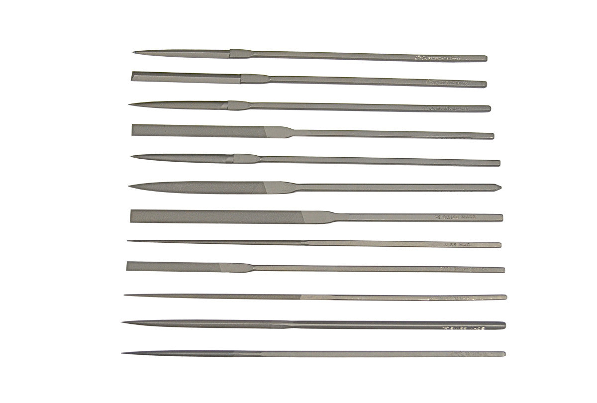 Set of 12 Watchmakers Escapement files Cut 4