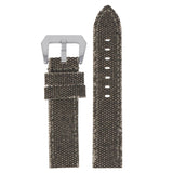 ps6.7 Main Ash Grey DASSARI Frayed Edge Canvas Strap