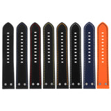 Pu10 All Color Silicone Strap With Rivets