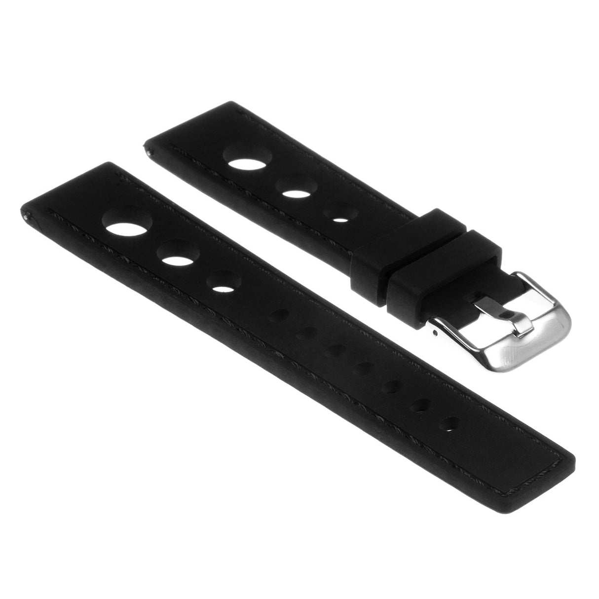 Pu11.1.1 Silicone Rally Strap In Black