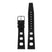 Pu13.1 Upright Silicone Rubber Rally Strap In Black