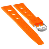 Pu13.12 Angled Silicone Rubber Rally Strap In Orange