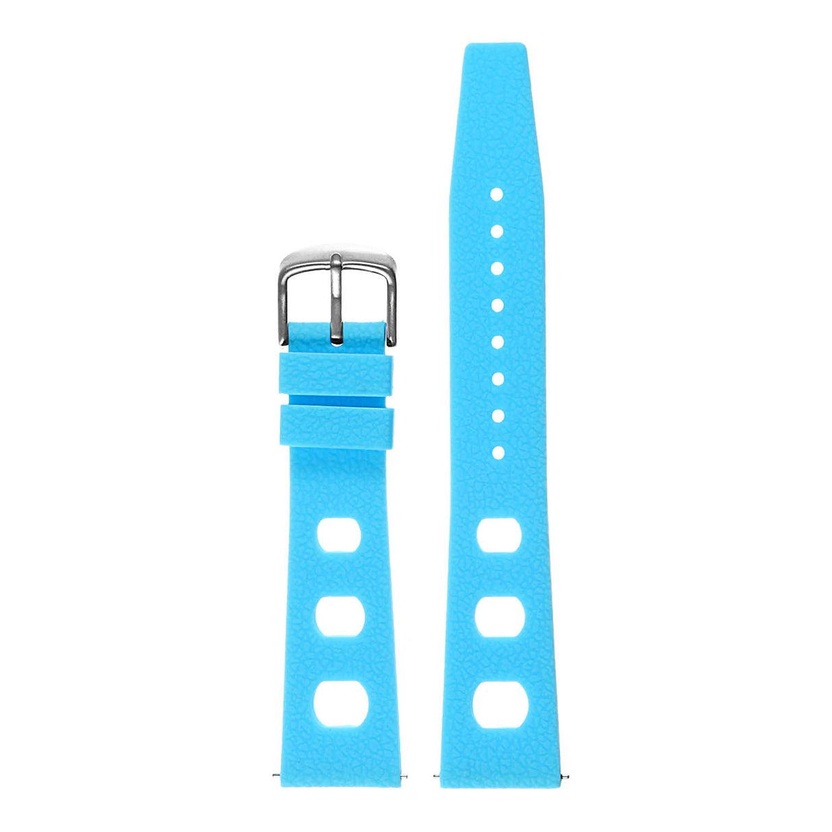 Pu13.5a Upright Silicone Rubber Rally Strap In Blue