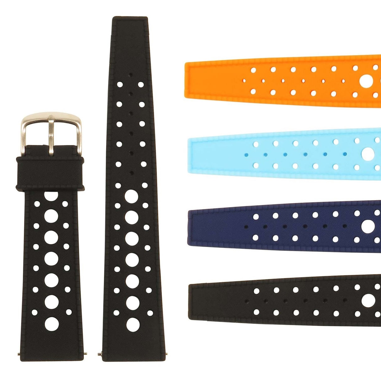 Pu14.1 Gallery Black Retro Rally Strap