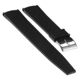 Pu15.1 Angled Rubber Strap In Black