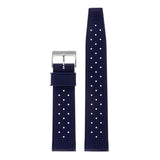 Pu15.5 Upright Rubber Strap In Dark Blue