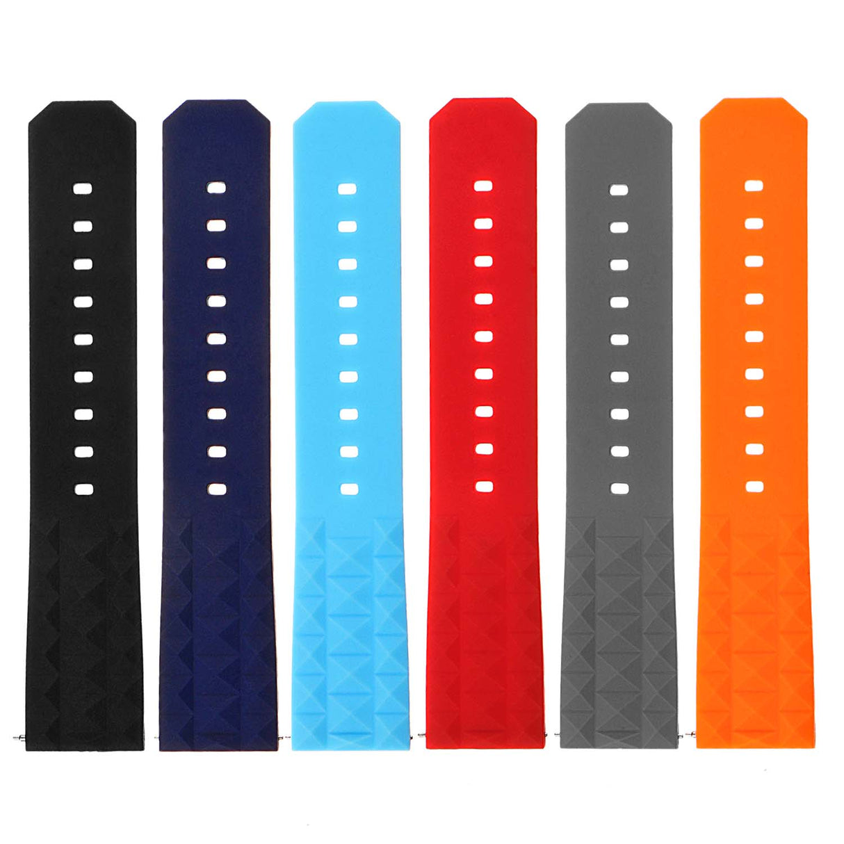 Pu16 All Color Silicone Rubber Strap