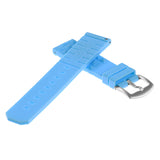 Pu16.5a Back Silicone Rubber Strap In Blue