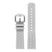 Pu16.7a Up Light Grey StrapsCo Super Waffle Silicone Rubber Watch Band Strap