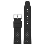 Contrasting Perforated Rubber Strap For MoonSwatch