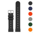 Pu18 Gallery (Black) StrapsCo Silicone Waffle Strap Rubber Band