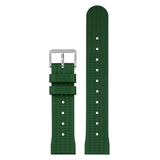 pu18.11 Main Green StrapsCo Silicone Waffle Strap Rubber Band