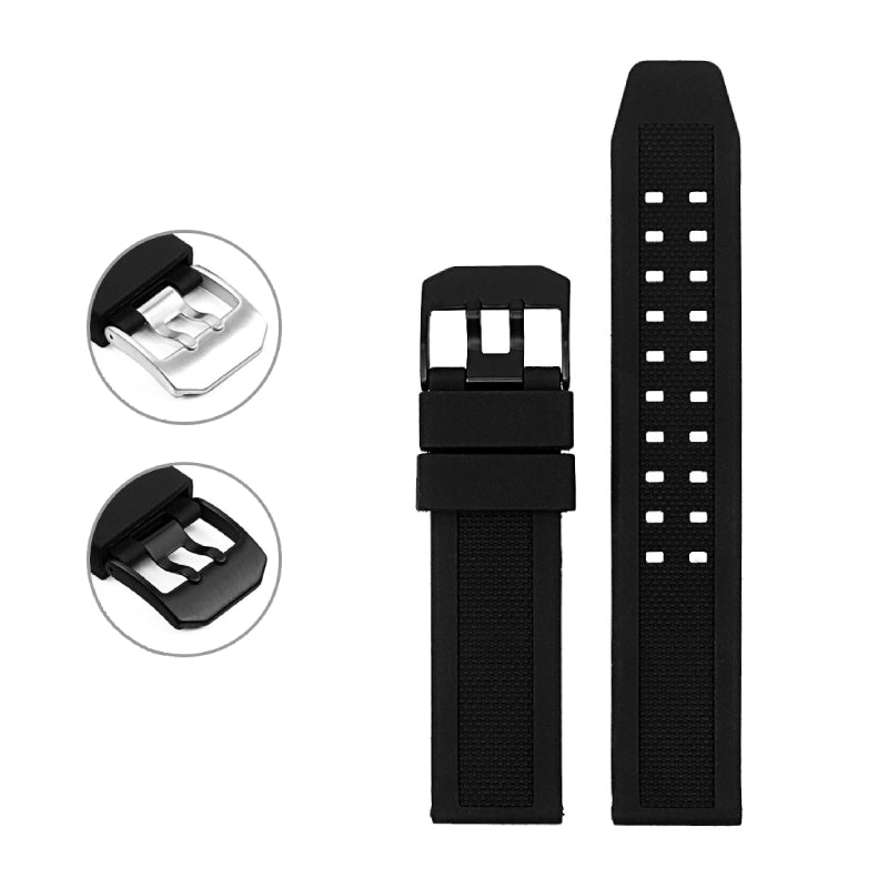 pu5.1.23.mb StrapsCo Rubber Watch Band for Luminox Evo NEW