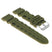 Pu9.11 Silicone Rubber Strap In Green