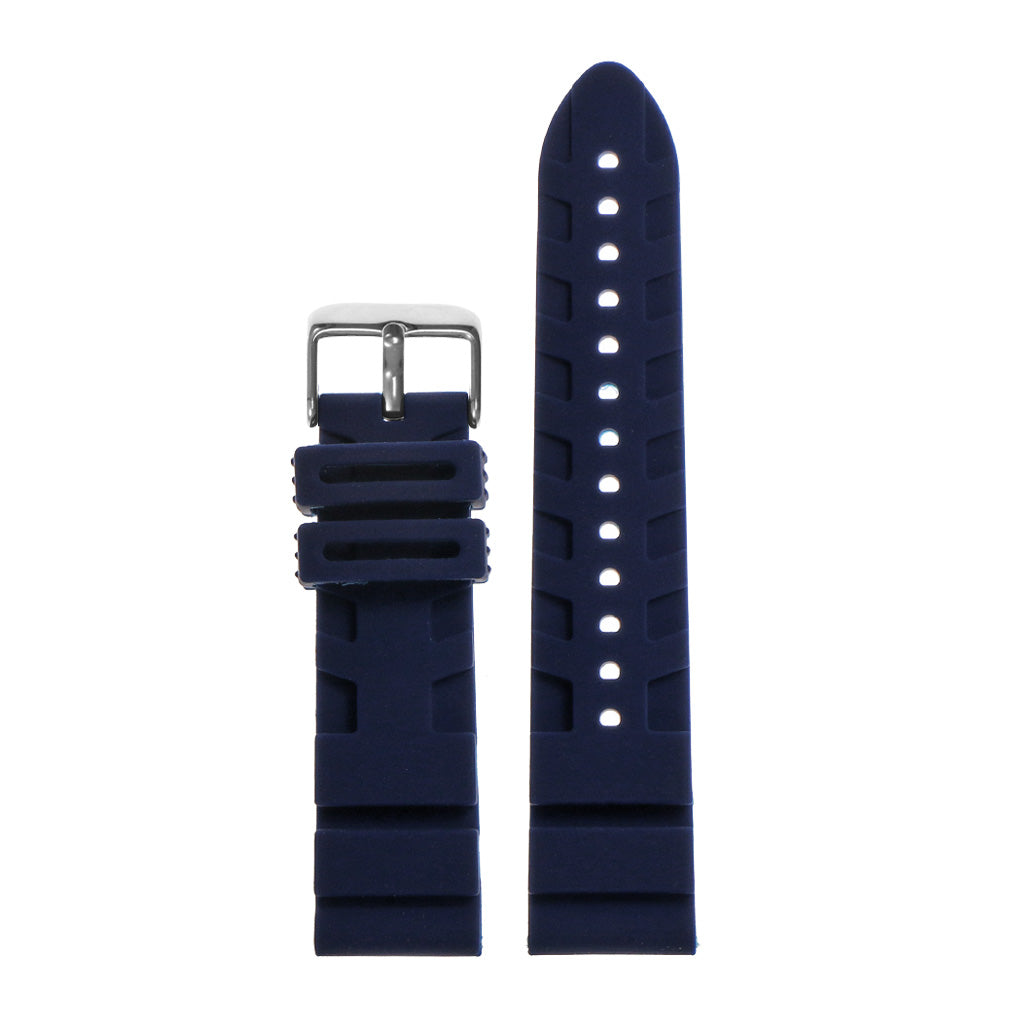 Pu9.5 Silicone Rubber Strap In Blue 2