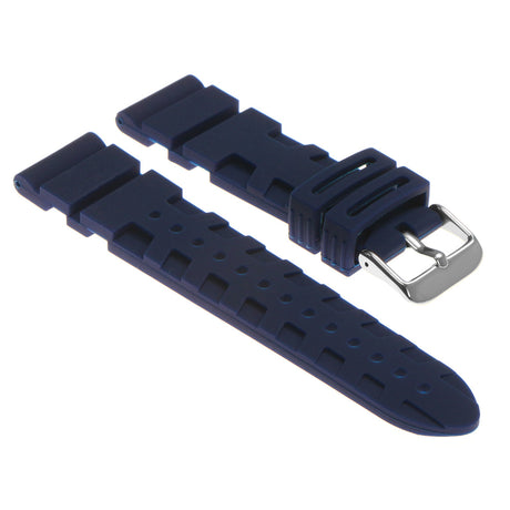 Pu9.5 Silicone Rubber Strap In Blue