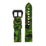 R.pn2.11.mb Silicone Rubber Camo Strap In Green W Matte Black Buckle 2