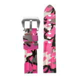 R.pn2.13 Silicone Rubber Camo Strap In Pink 2