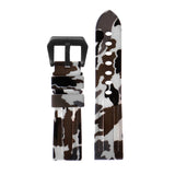 R.pn2.22.mb Silicone Rubber Camo Strap In White W Matte Black Buckle 2