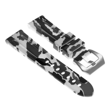 R.pn2.22a Silicone Rubber Camo Strap In White