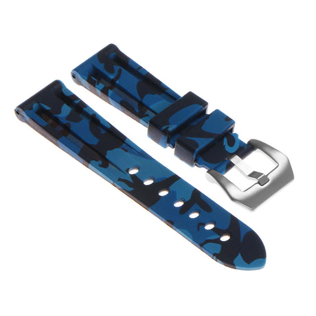 R.pn2.5 Silicone Rubber Camo Strap In Blue