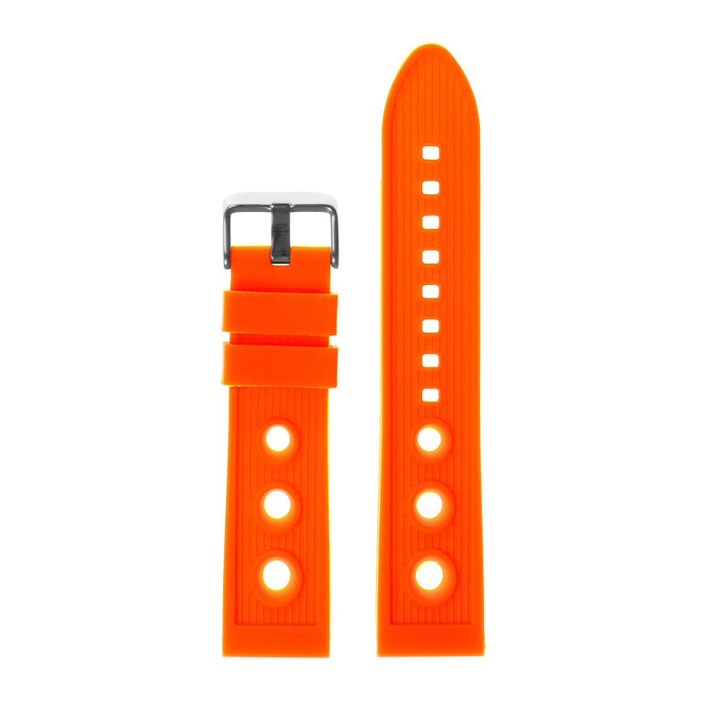 R.ra2.12 Silicone Rubber Rally Strap In Orange 2