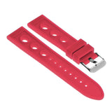 r.ra2 .6a Main Light Red StrapsCo SIlicone Rubber Rally Watch Band Strap