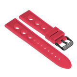 r.ra2 .6a.mb Main Light Red StrapsCo Silicone Rubber Rally Watch Band Strap