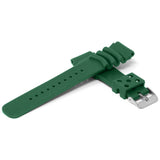 r.sk2.11 Cross Green StrapsCo Silicone Rubber Strap for Seiko DIver 20mm 22mm