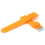 R.sk2.12 Cross Orange StrapsCo Silicone Rubber Strap For Seiko DIver 20mm 22mm