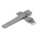 R.sk2.7 Cross Grey StrapsCo Silicone Rubber Strap For Seiko DIver 20mm 22mm