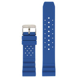 r.sk4 .5 Up Blue StrapsCo Perforated Silicone Rubber Strap for Seiko Diver 20mm 22mm 24mm