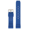 r.sk4 .5 Up Blue StrapsCo Perforated Silicone Rubber Strap for Seiko Diver 20mm 22mm 24mm