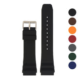 r.sk6.1 Gallery Black StrapsCo Wave Rubber Watch Band Strap 22mm Seiko Diver