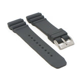 r.sk6.7 Angle Grey StrapsCo Wave Rubber Watch Band Strap 22mm Seiko Diver