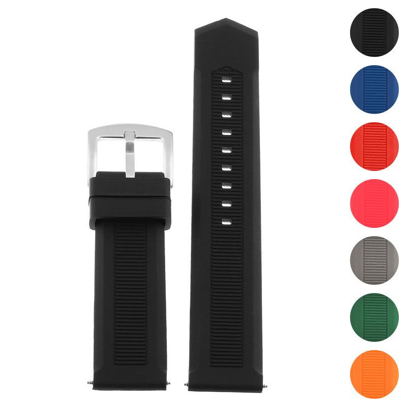 r.tag1.1 Gallery Black Strapsco Silicone Rubber Watch Band Strap for Tag Heuer Formula 1 Updated v2