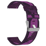 s.ny6 .18 Outside Purple Stripe StrapsCo Nylon Canvas Watch Band Strap