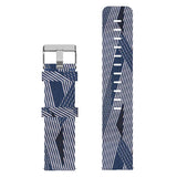 s.ny6 .5.22 Up Blue White StrapsCo Nylon Canvas Watch Band Strap